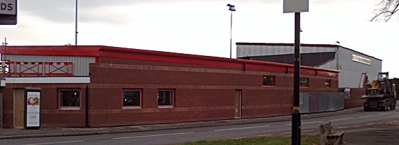 The almost completed Community Sports Hall